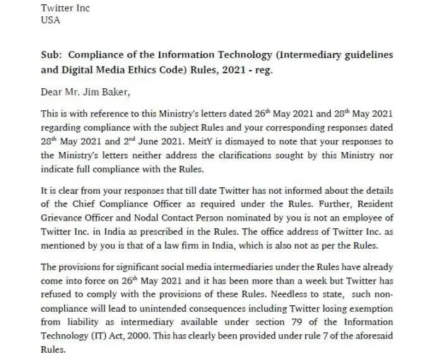 Twitter Notice: सरकार ने Twitter को भेजा फाइनल नोटिस नए आईटी नियमों को न मानने पर एक्शन की तैयारी