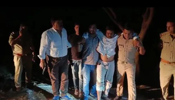 Fatehpur Encounter News:फतेहपुर में आधी रात को पुलिस औऱ बदमाशों के बीच चली गोली एक गिरफ्तार