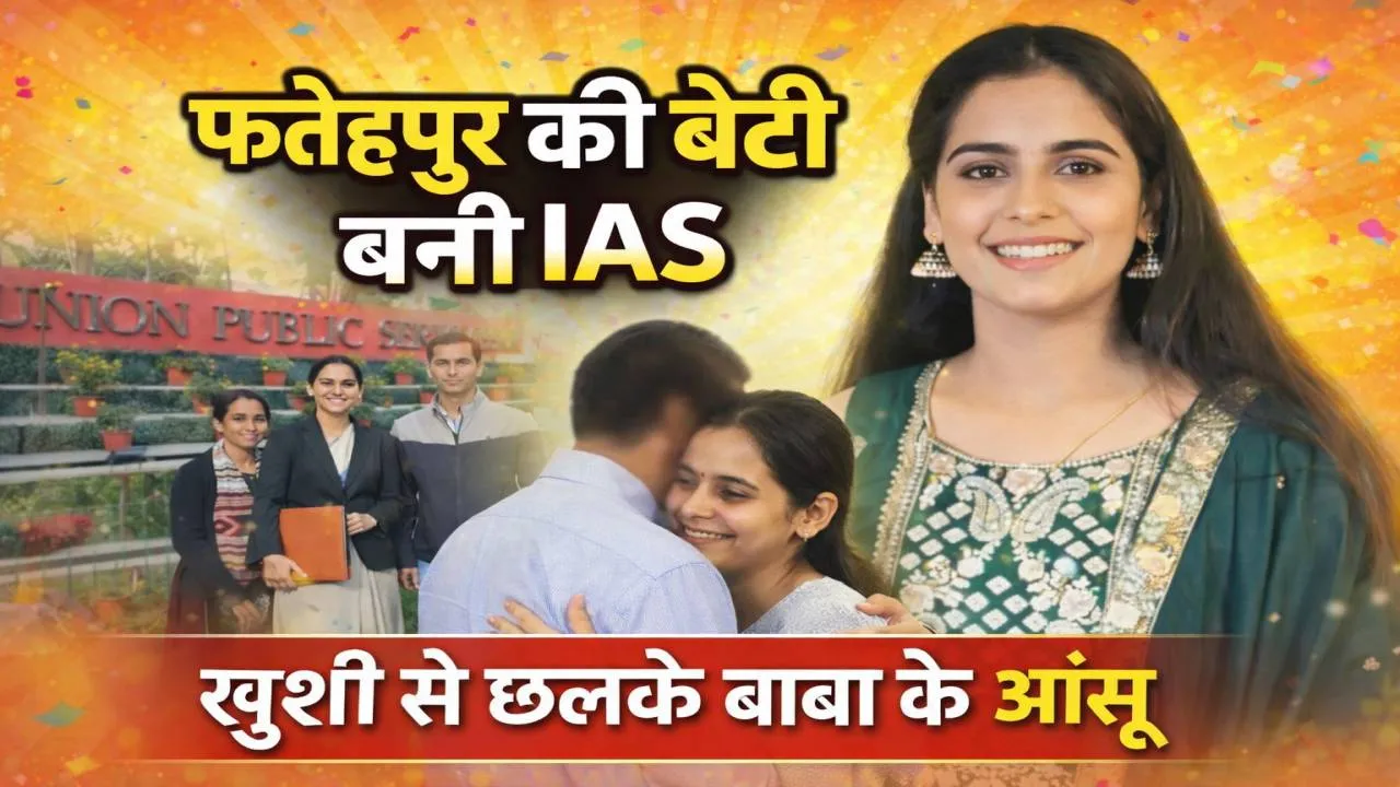 UPSC Shambhavi Tiwari: फतेहपुर की शांभवी तिवारी बनीं IAS, हासिल की 46वीं रैंक, ख़बर सुनते ही छलके बाबा के आंसू