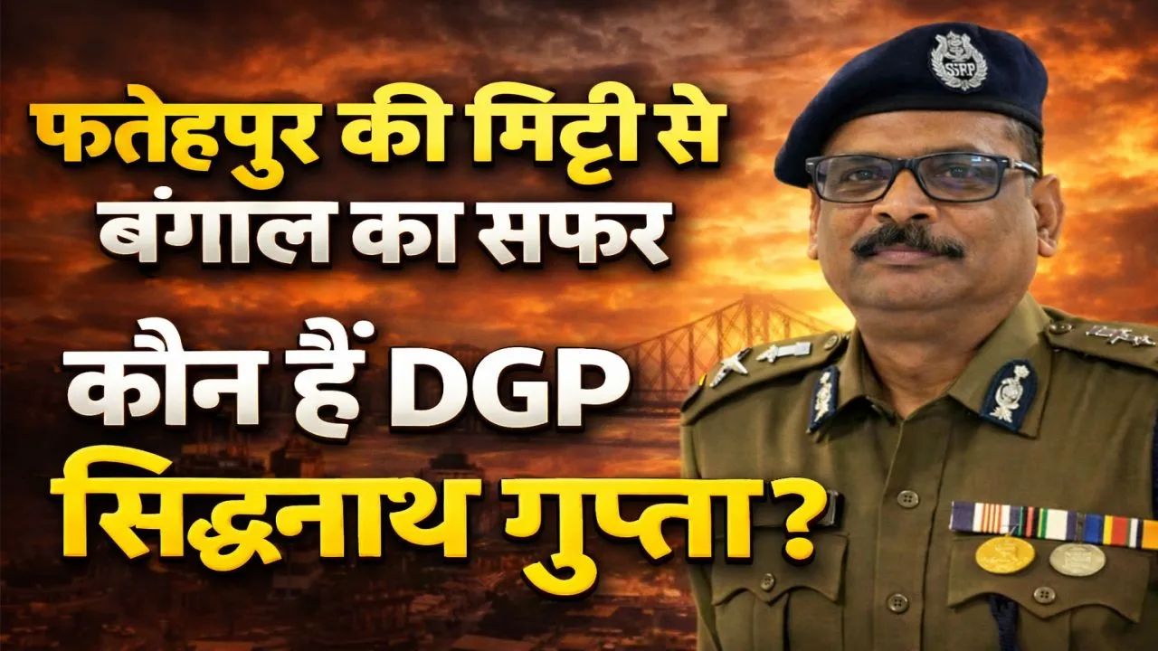 फतेहपुर से बंगाल के डीजीपी तक का सफर: जानिए कौन हैं IPS सिद्धनाथ गुप्ता जिनकी रणनीति पर टिका है चुनाव