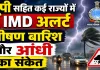Kal Ka Mausam 15 June: यूपी से बिहार तक मौसम का बड़ा बदलाव, IMD ने जारी किया बारिश-आंधी का अलर्ट, 80 किमी प्रति घंटा तक चल सकती हैं हवाएं