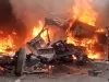 Road Accident In Kanpur : कानपुर में भीषण सड़क हादसा ! अनियंत्रित तीन डंफर आपस में भिड़े लगी आग, एक की मौत आधा दर्जन घायल