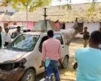 Ambedkar Nagar Car Helicopter: दो भाइयों का अनोखा कार-नामा ! सड़क पर चलने वाले वाहन को बना डाला उड़नखटोला