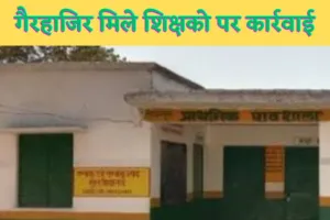 Fatehpur Teacher News : फतेहपुर में गैरहाजिर शिक्षकों पर चल रहा कार्रवाई का चाबुक
