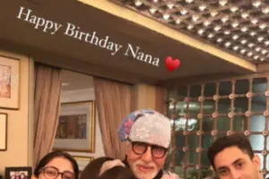 Amitabh Bachchan Birthday: बॉलीवुड के शहंशाह हुए 81 के ! आराध्या-नव्या ने ऐसे मनाया बर्थडे, घर के बाहर फैंस भी बधाई देने पहुंचे