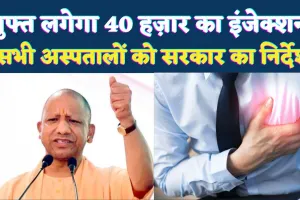 यूपी में हार्ट अटैक मरीजों को बड़ी राहत: अब 40 हजार वाला इंजेक्शन हर जिला अस्पताल में मुफ्त