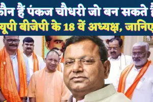 Who Is Pankaj Chaudhary: कौन हैं पंकज चौधरी, जो बन सकते हैं उत्तर प्रदेश के 18वें बीजेपी अध्यक्ष, कल हो सहती है घोषणा